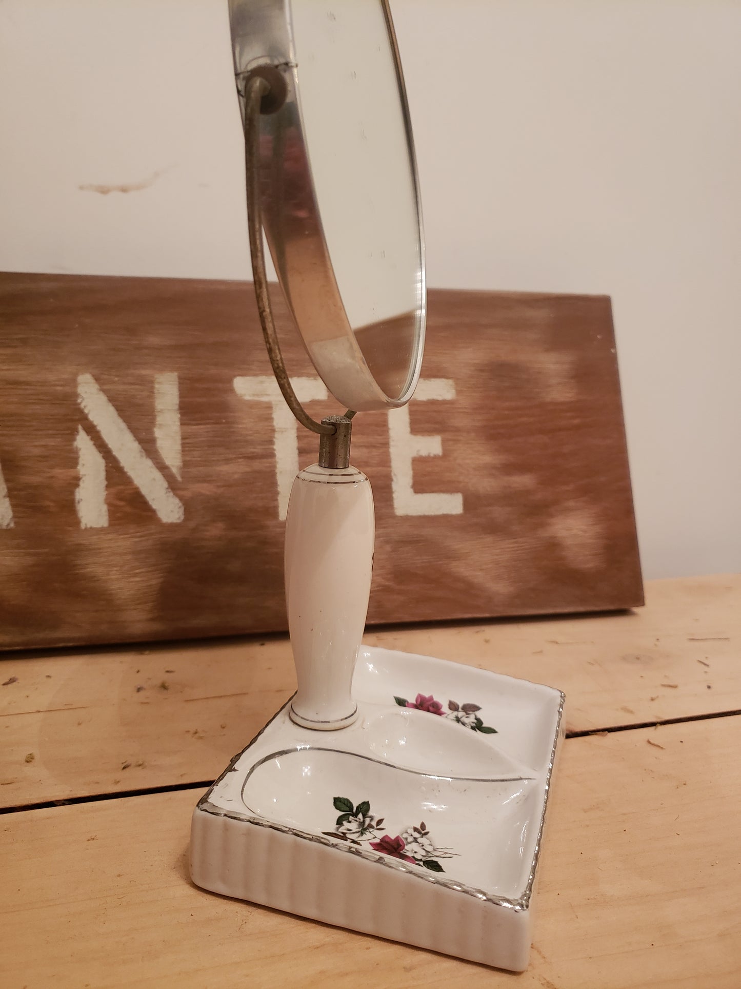 BROCANTE Miroir vintage double face N°5