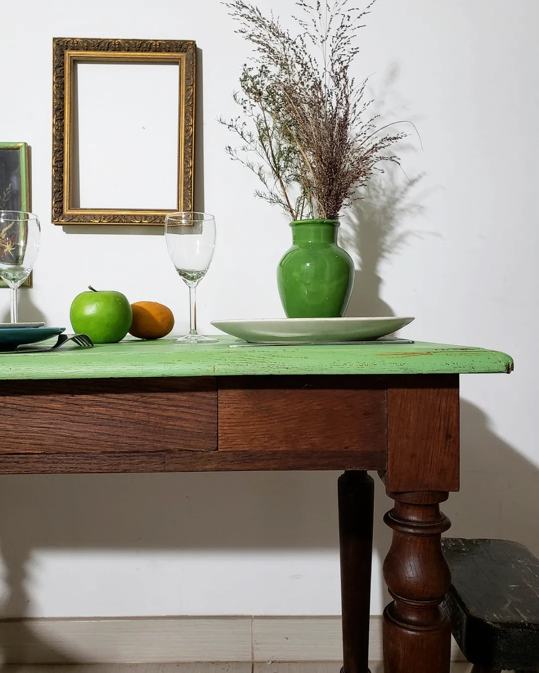 ANCIENNE TABLE GREEN