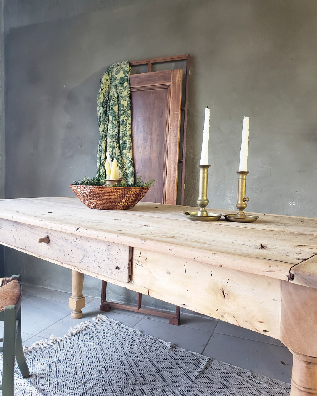 ANCIENNE TABLE CAMPAGNE