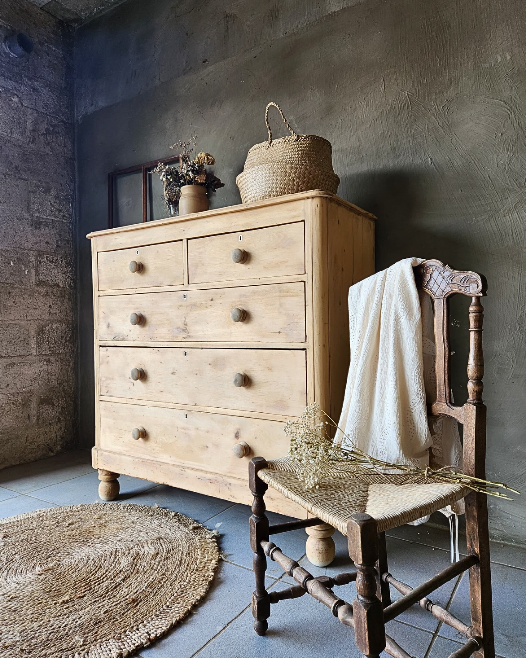 MARGARET commode anglaise + 2 TABLES DE CHEVET(CELINE)