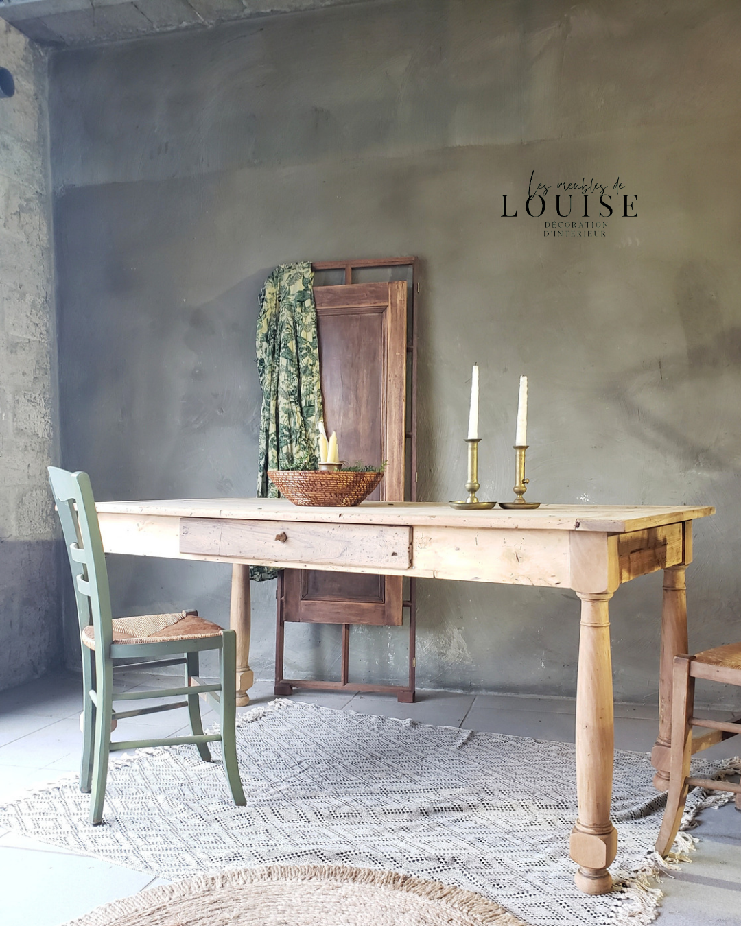 ANCIENNE TABLE CAMPAGNE