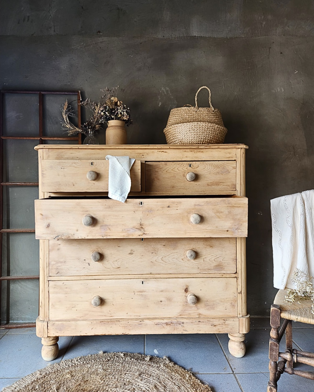 MARGARET commode anglaise + 2 TABLES DE CHEVET(CELINE)