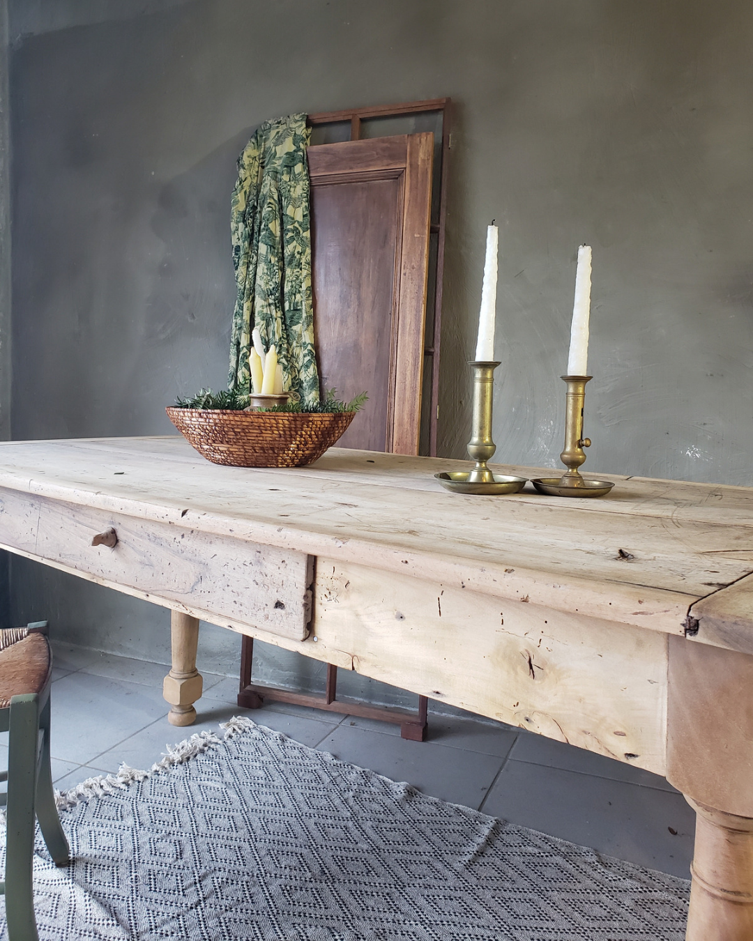 ANCIENNE TABLE CAMPAGNE