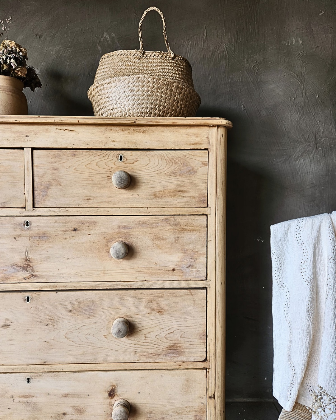 MARGARET commode anglaise + 2 TABLES DE CHEVET(CELINE)